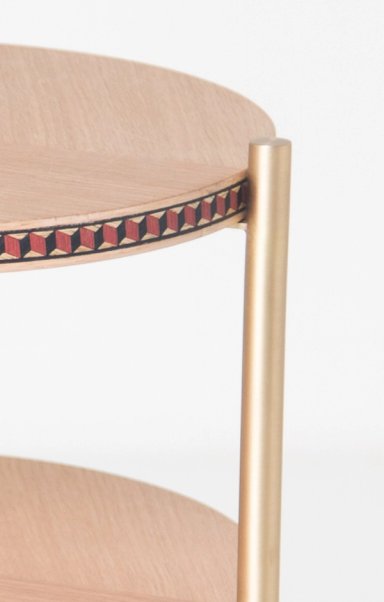 Red Funquetry Contour Table