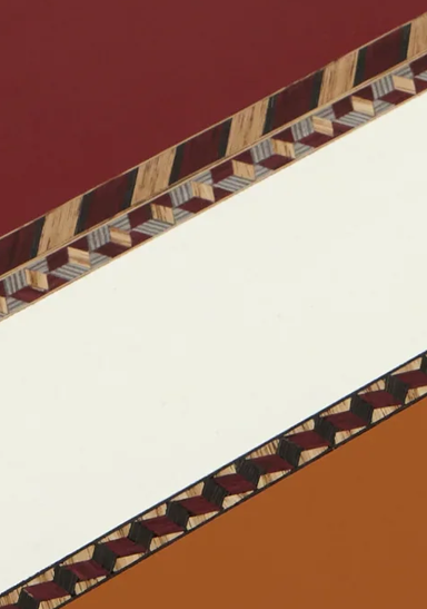 Brick/Brown Crafted Laminate Tray