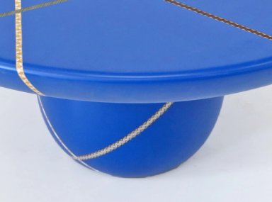 Blue MarquetryMania Low Table