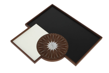 Black Geometrik Tray