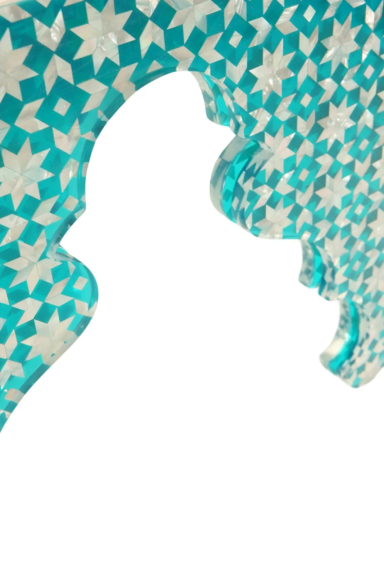 Turquoise Arabian Night Mirror