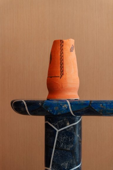 Orange Traces Vases