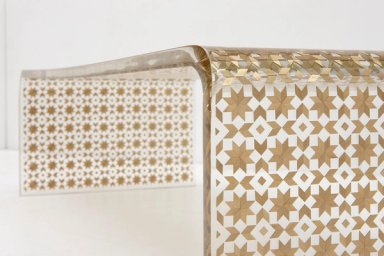 Clear Low Table