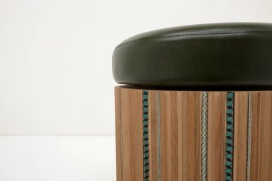 Funquetry Pleated Stool