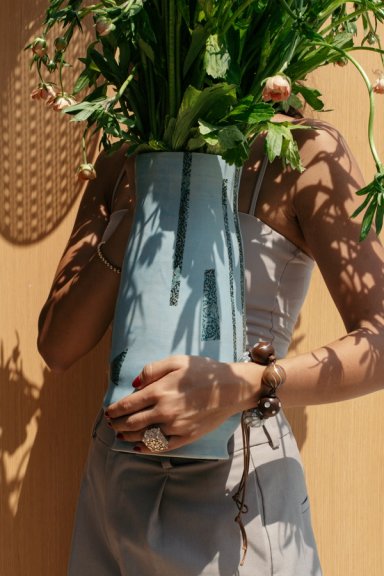 Blue Traces Vases
