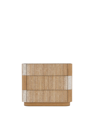 Pleated Bedside Table