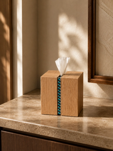 Blue Funquetry Tissue Holder