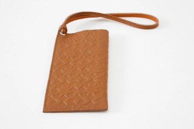 Brown Leather Glasses Case