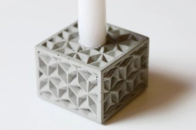 Crafted Concrete Candle
