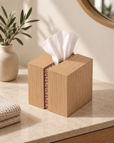 Red Funquetry Tissue Holder