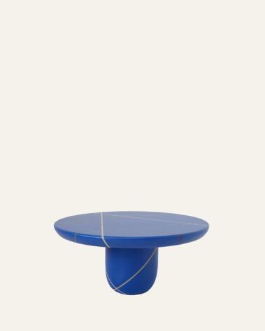 Blue MarquetryMania Low Table