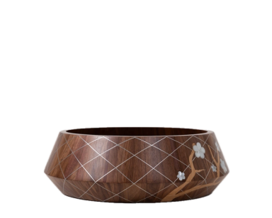Ochaya Walnut Angular Bowl