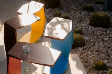 Brown Origami C Table