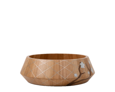 Ochaya Oak Angular Bowl