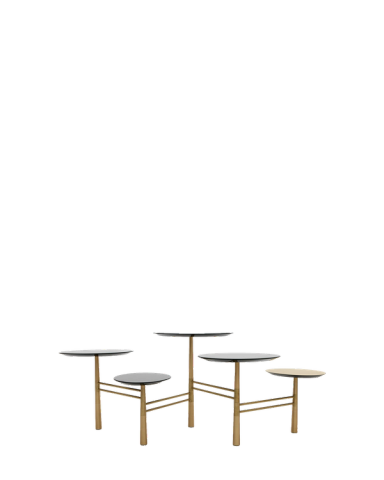Lacquer Pebble Low Table