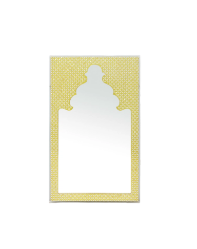Yellow Arabian Night Mirror