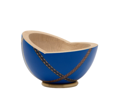 Blue MarquetryMania Bowl