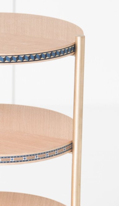 Blue Funquetry Contour Table