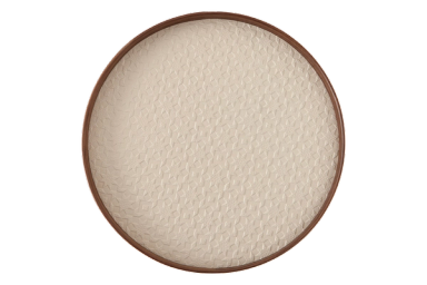 Cream Round Vide Poche