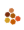 Orange/Brown/Salmon/Pink/Yellow Hexagon