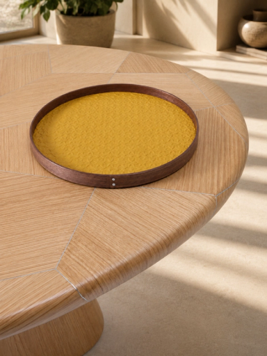 Yellow Round Vide Poche