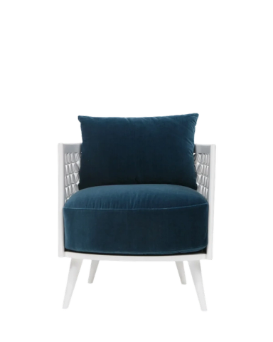 White Arabesque Armchair