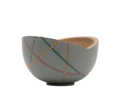 Grey MarquetryMania Bowl