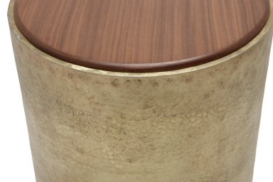 Hammered Brass Swirl