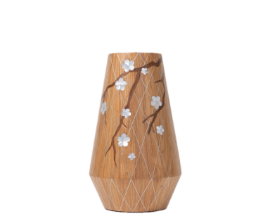 Ochaya Oak Angular Vase