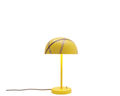 Yellow MarquetryMania Table Lamp