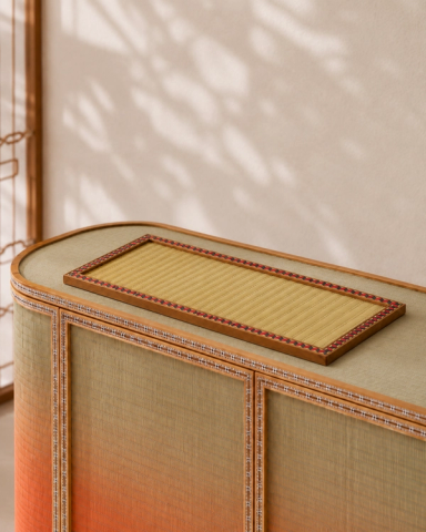 Red Tatami Tray