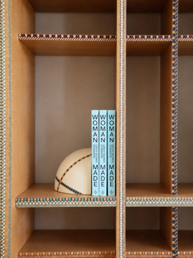 Cream MarquetryMania Bookstopper