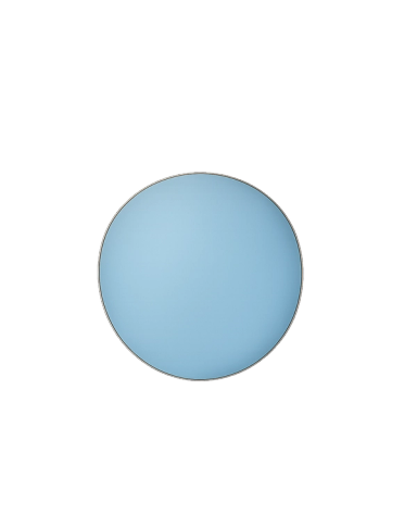 Blue Round Refraction Mirror