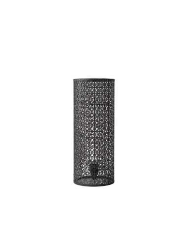 Dark Grey Arabesque Floor Lamp