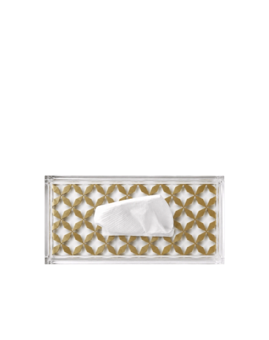 Clear Tissue Holder Brass