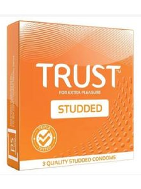 Trust Studded Condoms 3 Pack