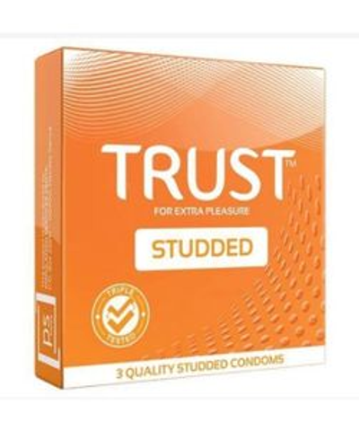Trust Studded Condoms 3 Pack