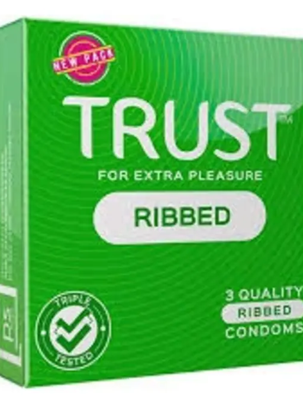 Trust Condom Ribbed 3Pk