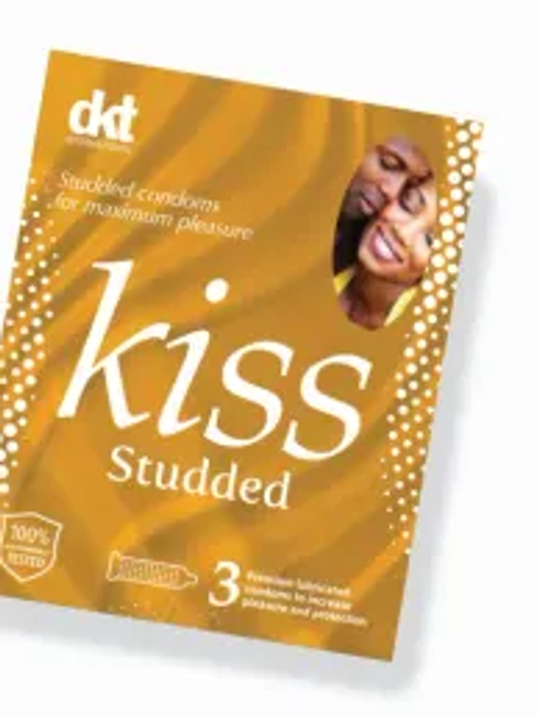 Kiss Studded Condoms 3Pk