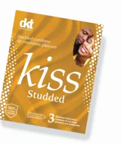 Kiss Studded Condoms 3Pk