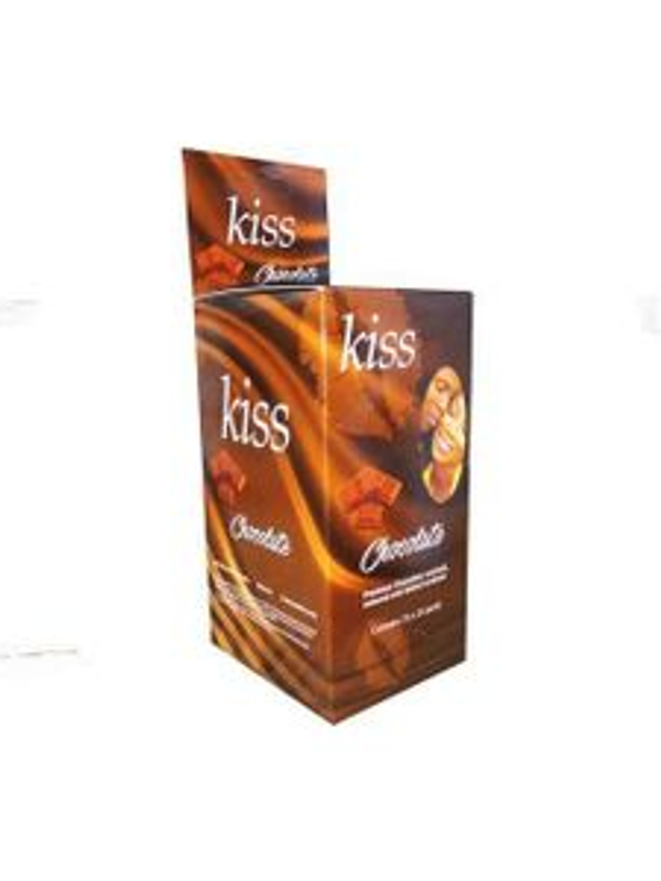 Kiss Chocolate Condoms 24 x 3