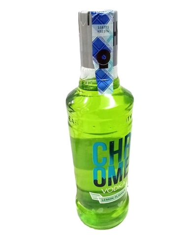 Chrome Vodka Lemon quarter