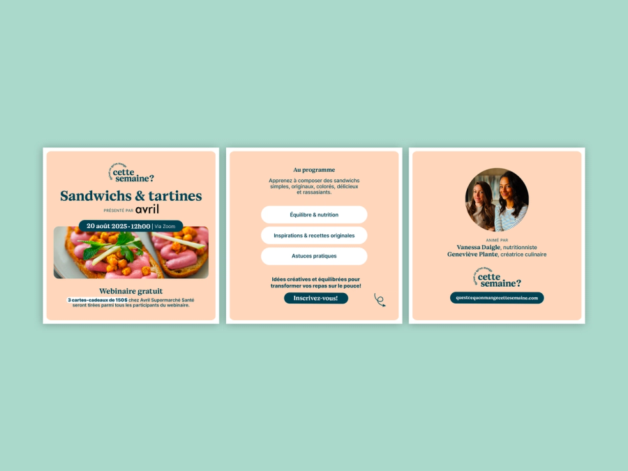 Webinaire et ateliers
