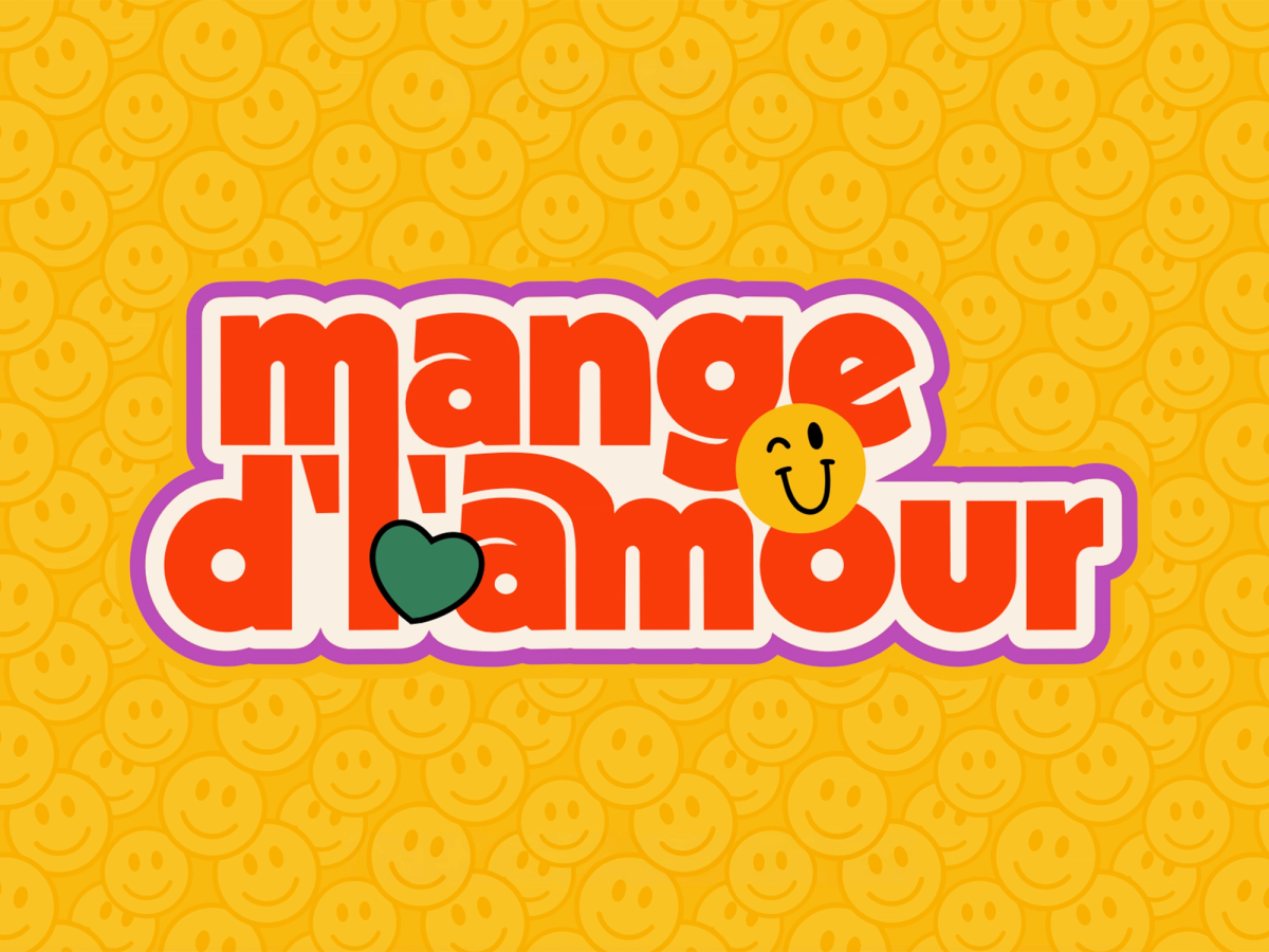 Branding de la marque Mange d'l'amour de la ville de Saint-Constant.