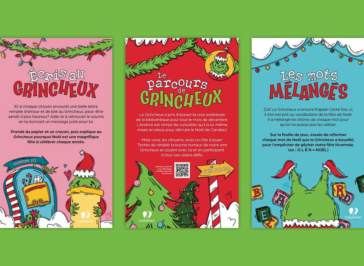 Parcours ludique du Grincheux de Noël / Jeux pour les enfants et la famille