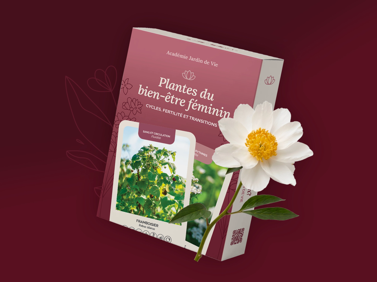 Boîte du jeu «Plantes du bien-être féminin» d'Académie Jardin de vie