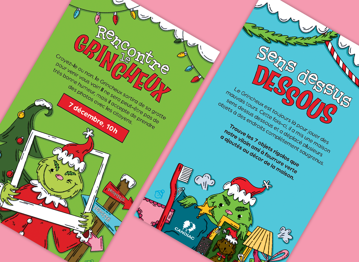 Parcours ludique du Grincheux de Noël / Jeux pour les enfants et la famille