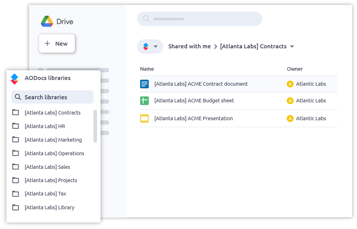 Unique Google Workspace integration