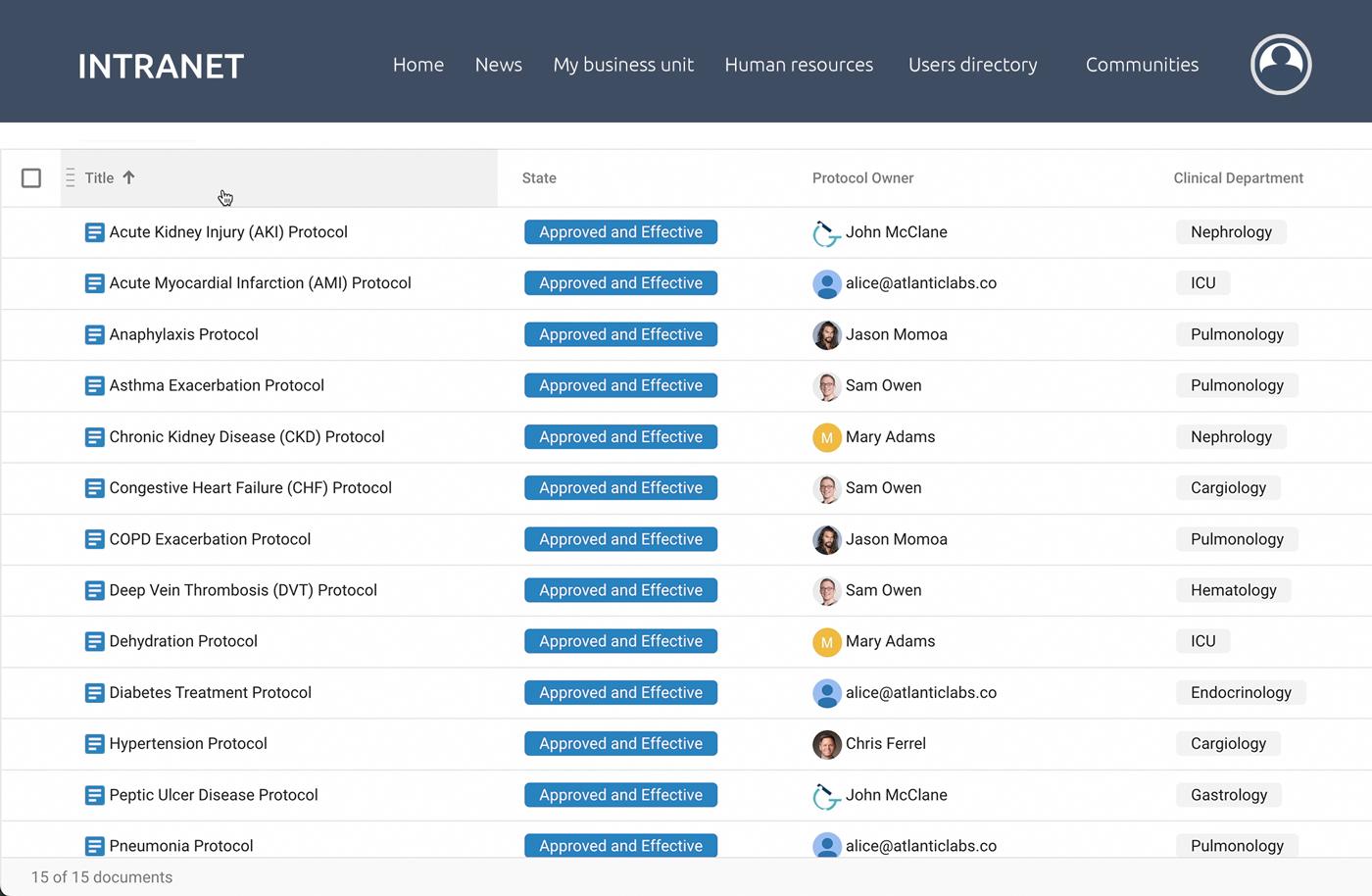 Integrate with your intranet