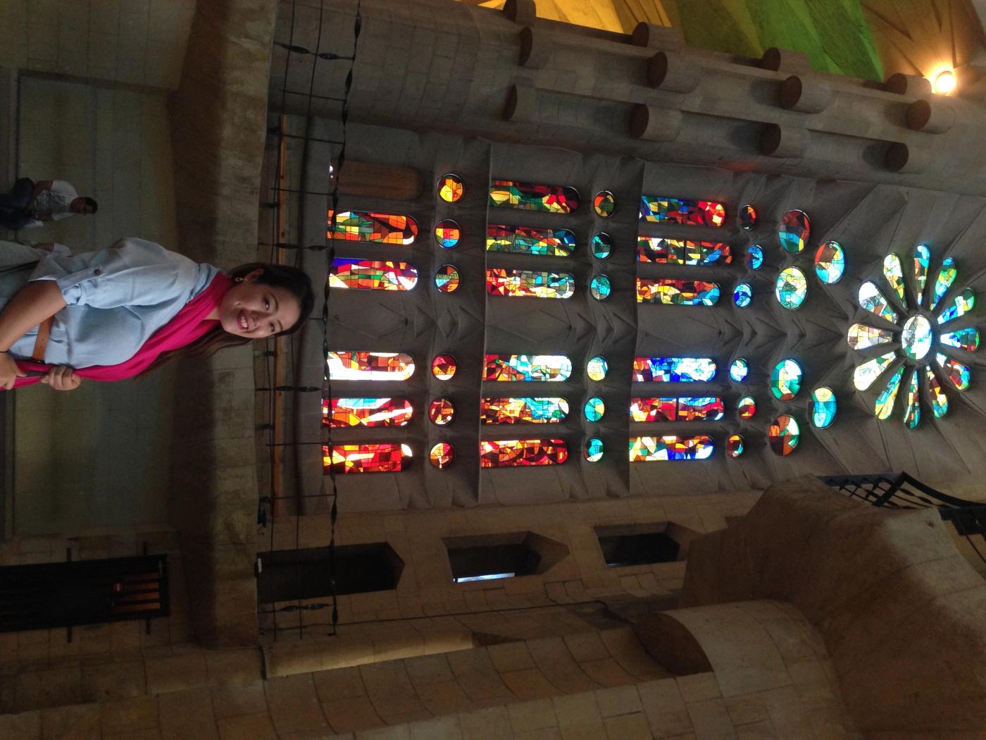 Beautiful panels of stained glass windows